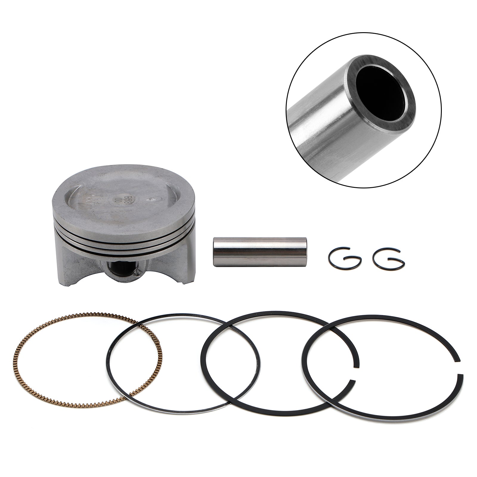 2004-2007 Yamaha Xg250 Tricker Xt250 Piston Ring Rebuild Kit 74Mm 5Xt-11631-00
