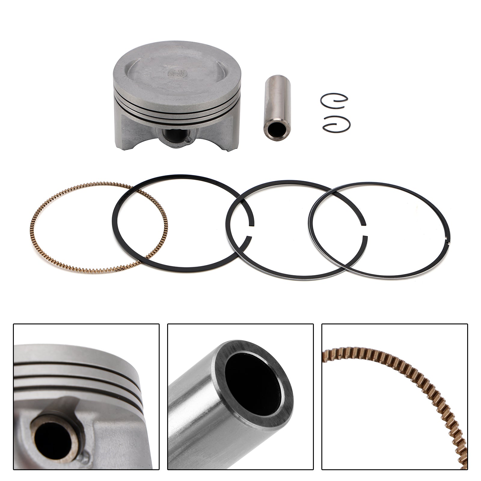 2004-2007 Yamaha Xg250 Tricker Xt Piston Ring Rebuild Kit 74.25Mm 5Xt-11631-00