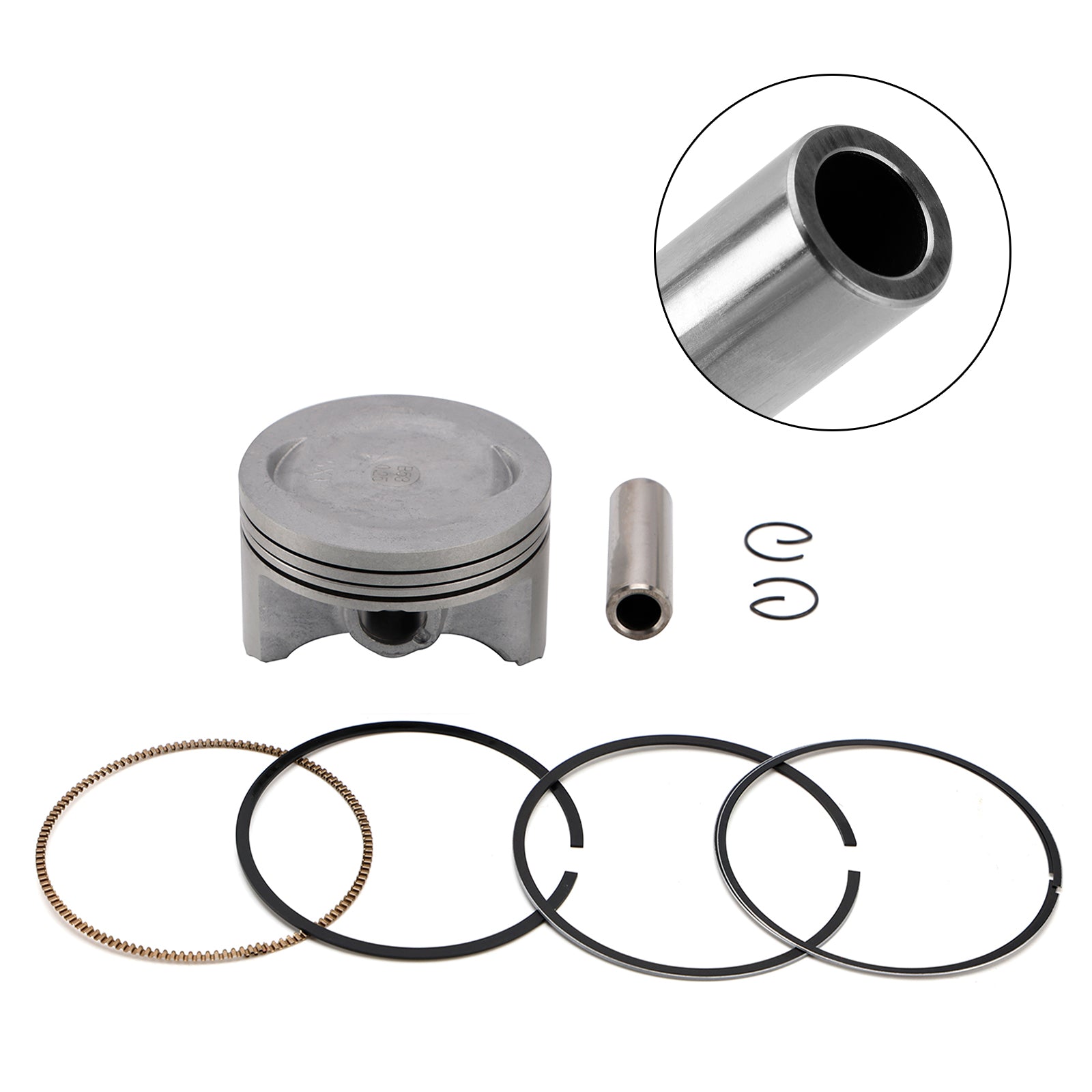 2004-2007 Yamaha Xg250 Tricker Xt Piston Ring Rebuild Kit 74.25Mm 5Xt-11631-00