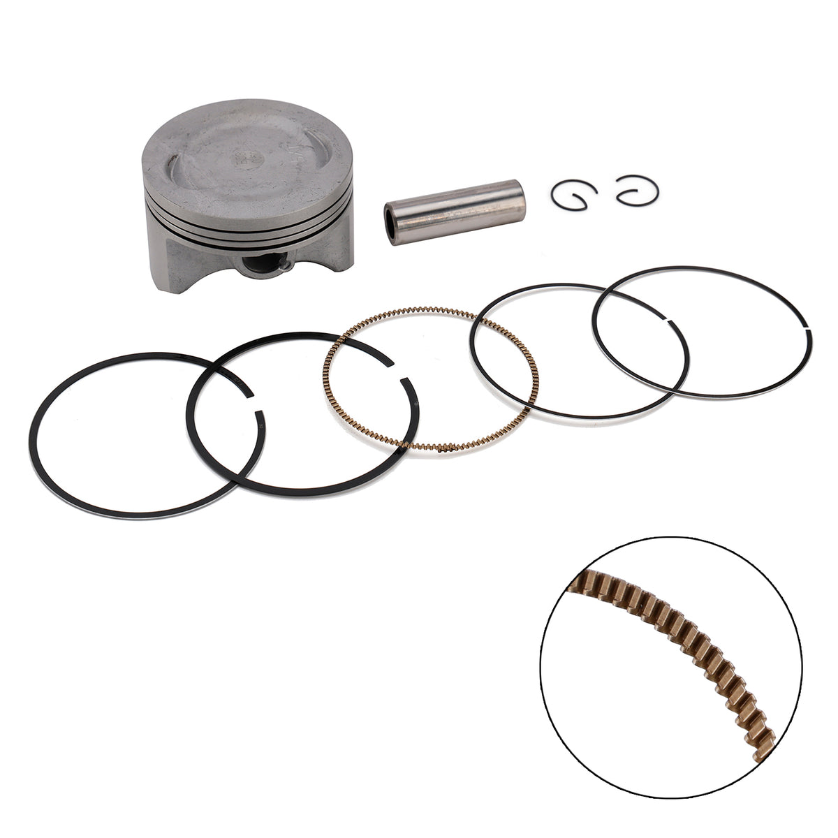 2004-2007 Yamaha Xg250 Tricker Xt250 Piston Ring Rebuild Kit 74.5Mm 5Xt-11631-00