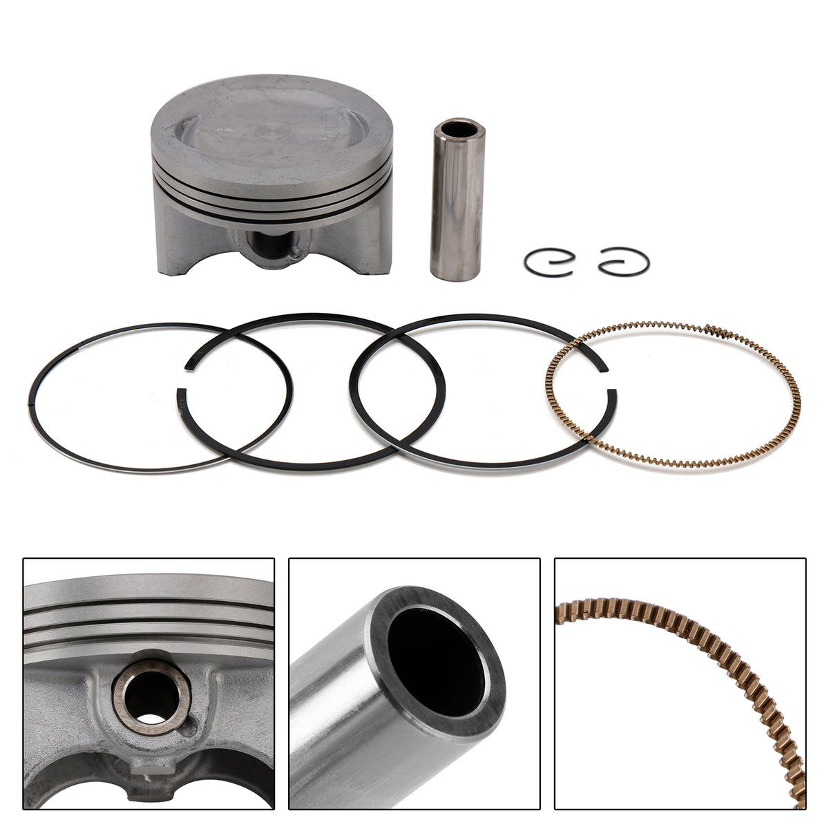 2004-2007 Yamaha Xg250 Tricker Xt Piston Ring Rebuild Kit 74.75Mm 5Xt-11631-00