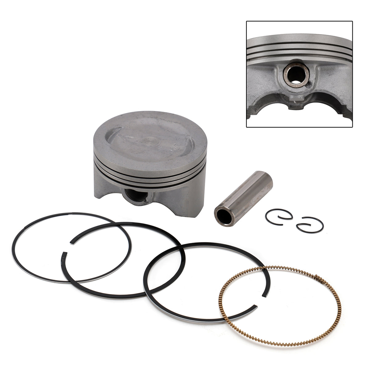 2004-2007 Yamaha Xg250 Tricker Xt Piston Ring Rebuild Kit 74.75Mm 5Xt-11631-00