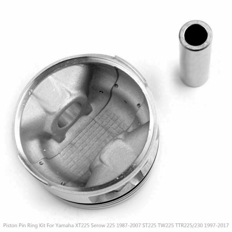 1987-2007 Yamaha XT225 Serow 225 1997-2017 ST225 TW225 Kit di fasce elastiche per perno pistone TTR225/230