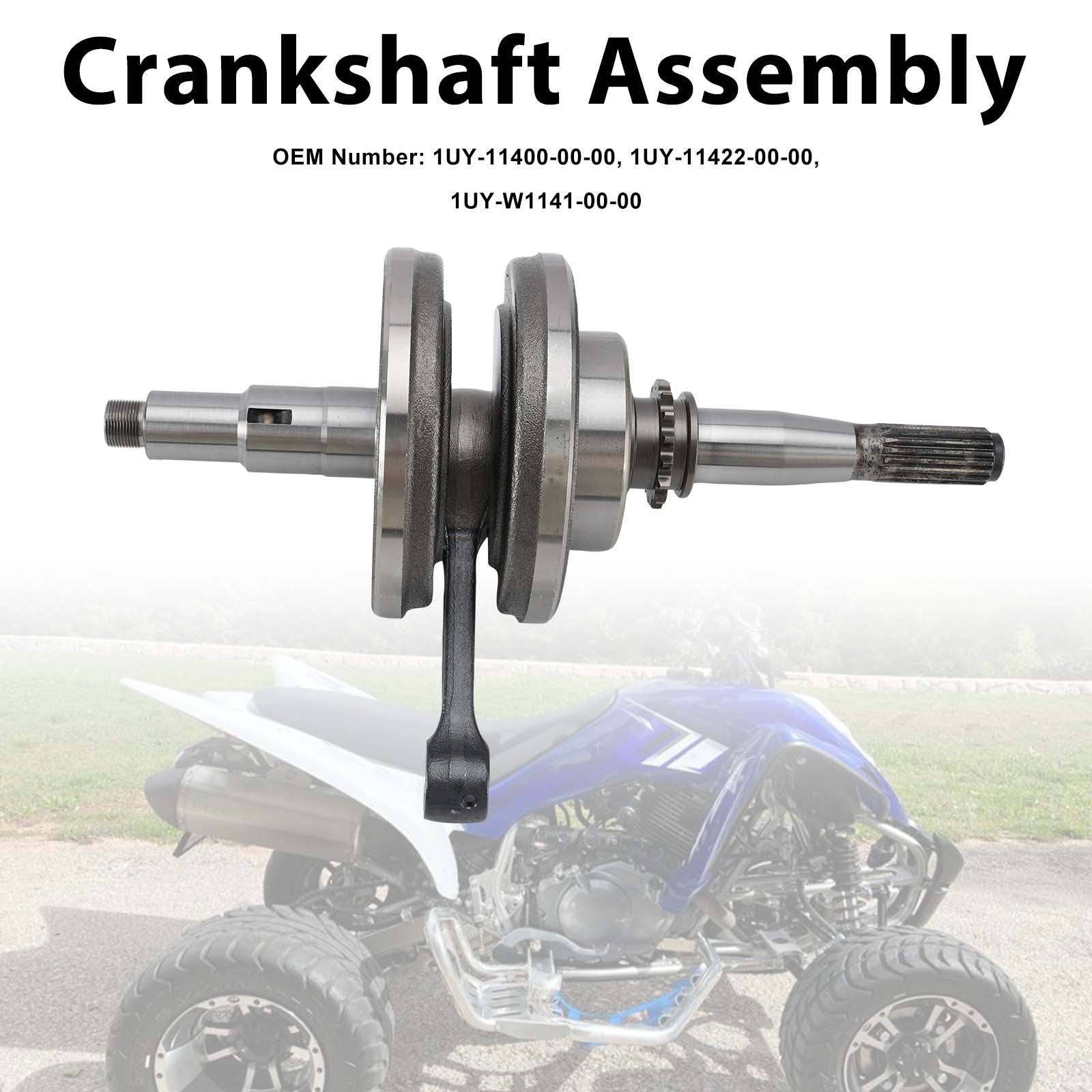 2004-2013 Yamaha YFM350X YFM350R Raptor 350 Crankshaft 1UY-11400-00-00