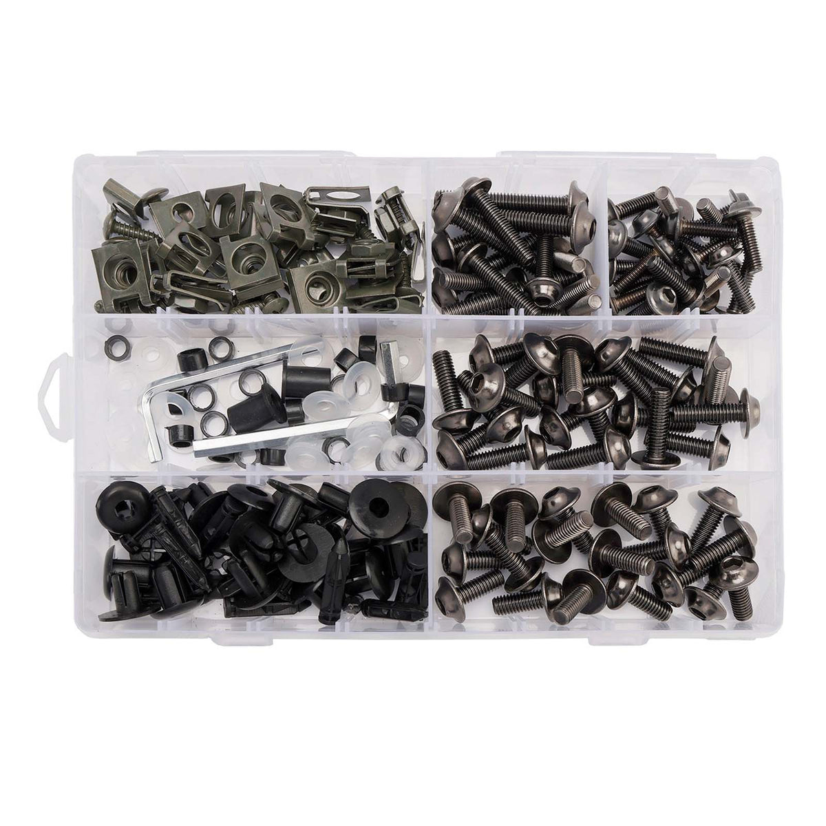 Amotopart 2013-2018 Kawasaki ZX6R 636 Kit de carénage gris vert