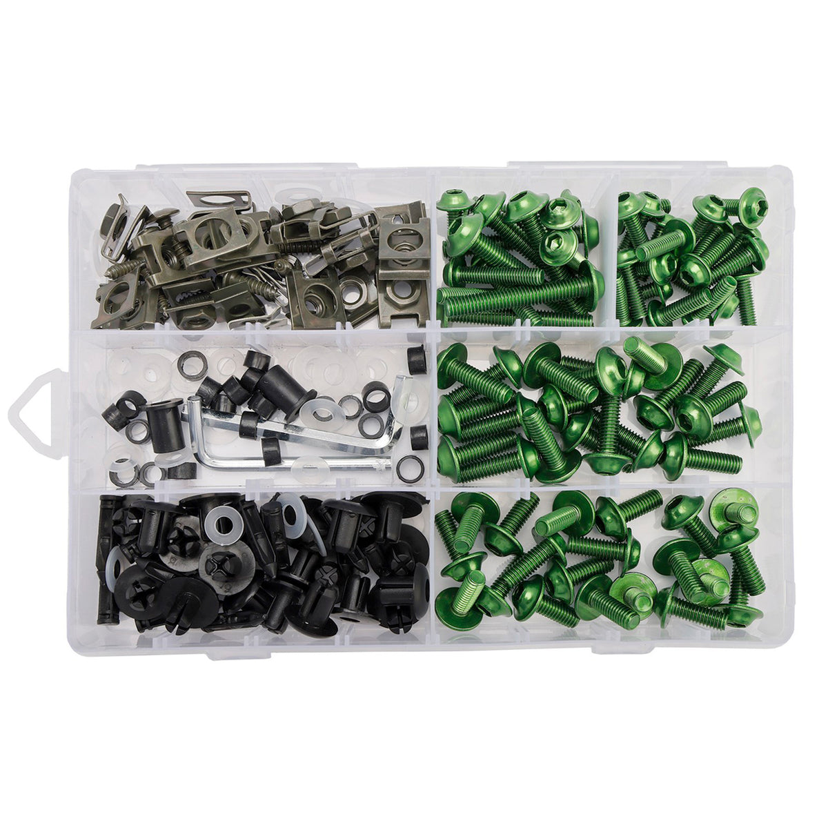 Amotopart 2024-2026 Kawasaki ZX-6R Green Fairing Kit