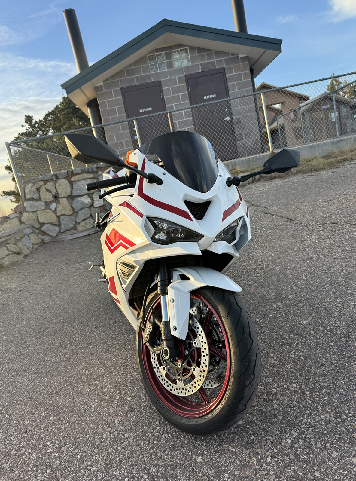 Amotopart 2024-2026 Kawasaki ZX-6R witrode kuipset
