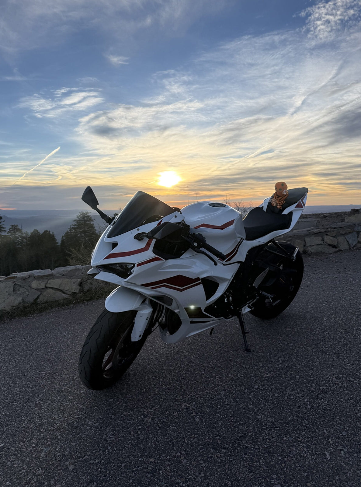 Amotopart 2024-2026 Kawasaki ZX-6R witrode kuipset