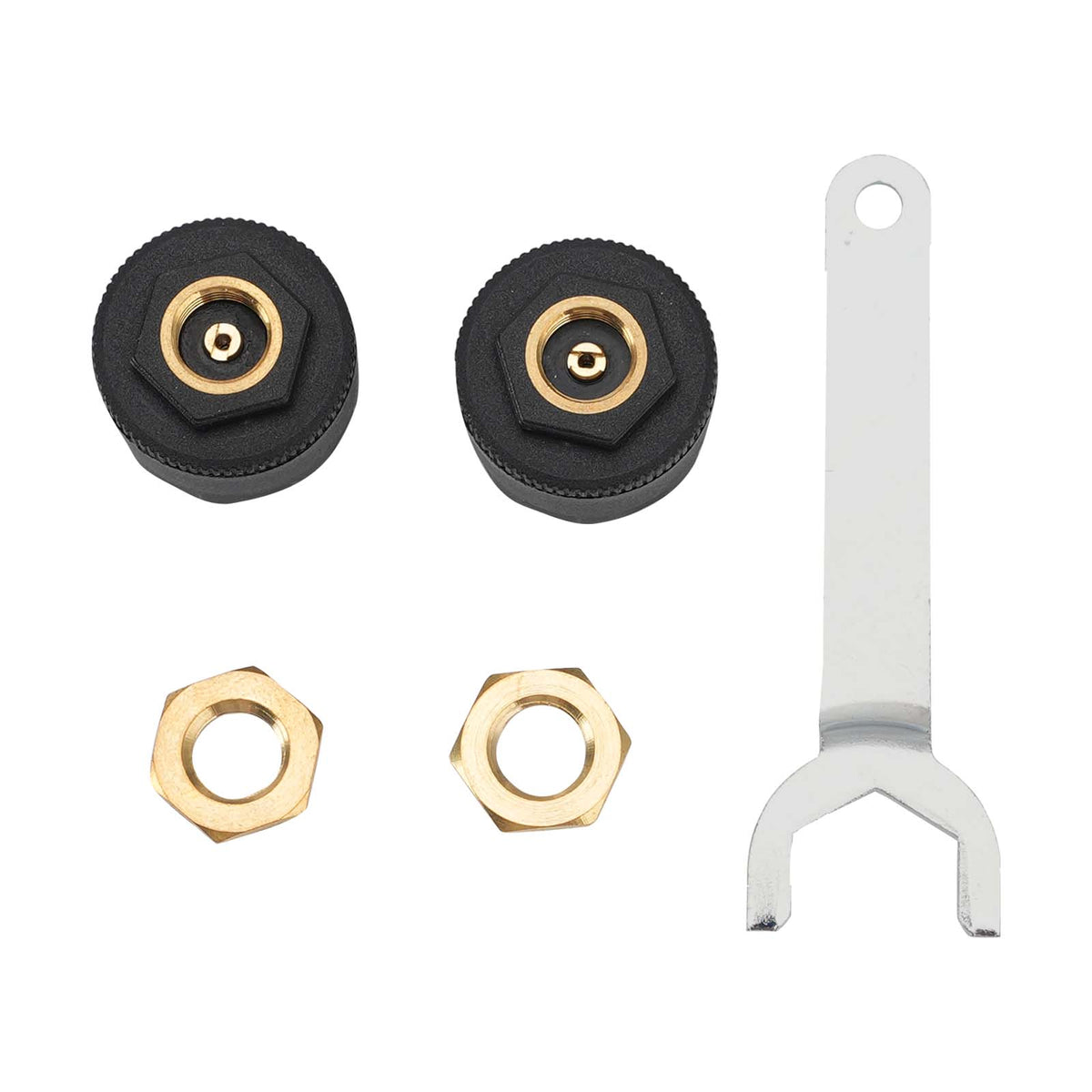 2 Pack Bluetooth 5.4 Motorcycle Tire Pressure Sensors TPMS Monitoring System
