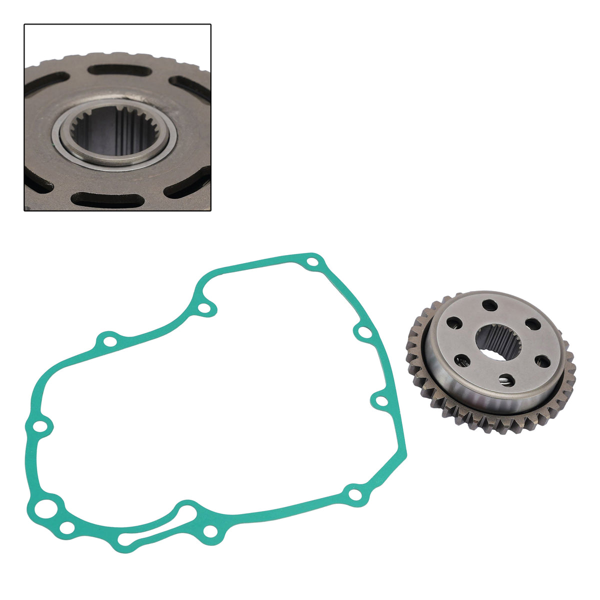 2006-2014 Honda TRX450ER TRX 450 R Starter Clutch One Way & Stator Cover Gasket 11395-Hp1-600