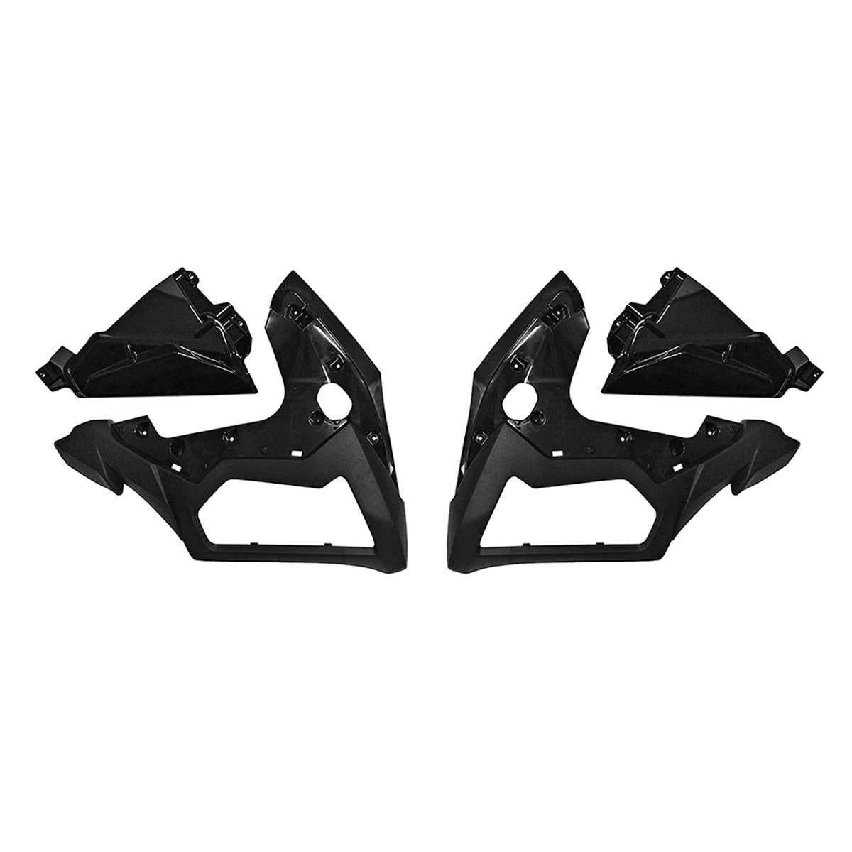 Amotopart 2019-2024 Kawasaki Versys 1000 Black Green Fairing Kit