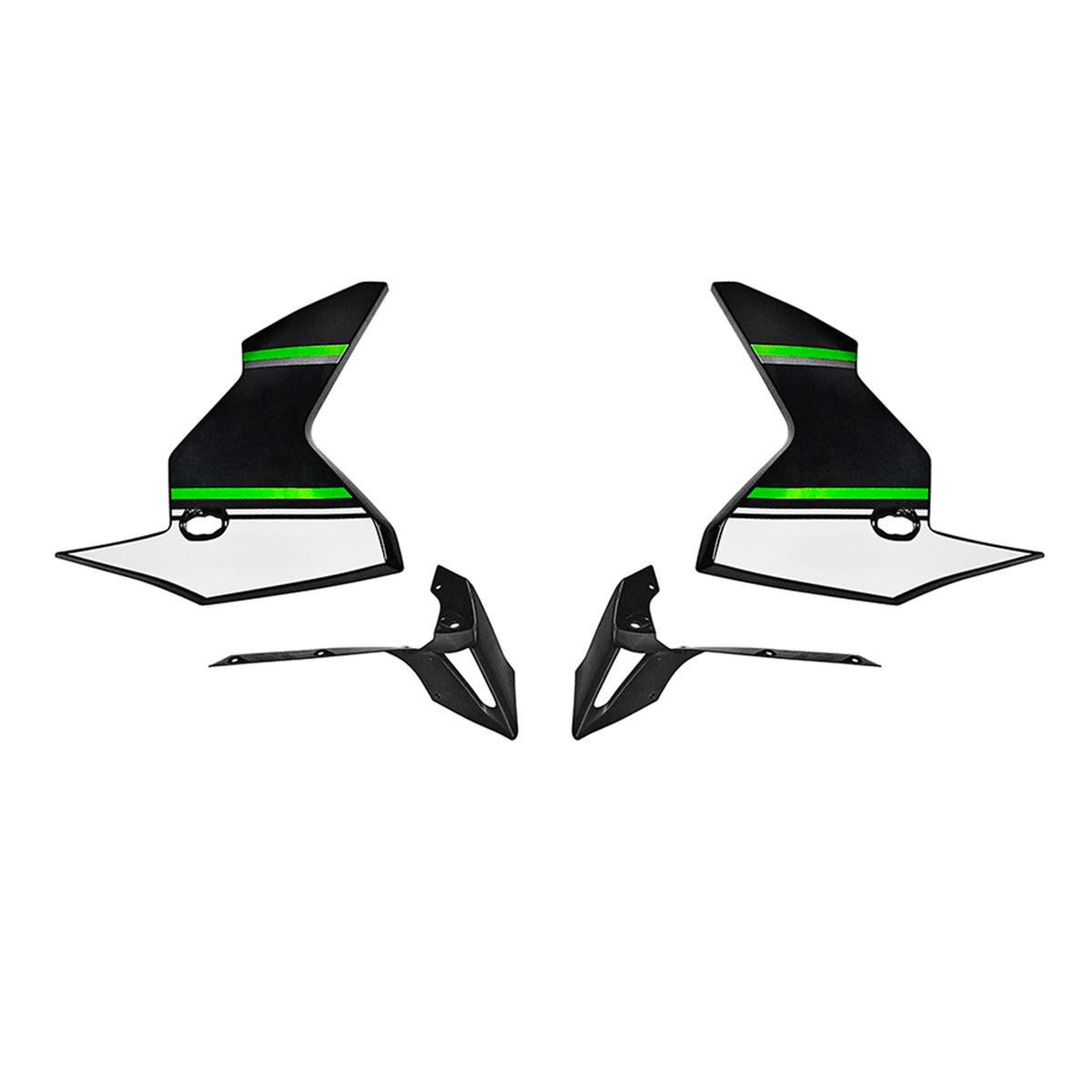 Amotopart 2019-2024 Kawasaki Versys 1000 White Black Green Fairing Kit
