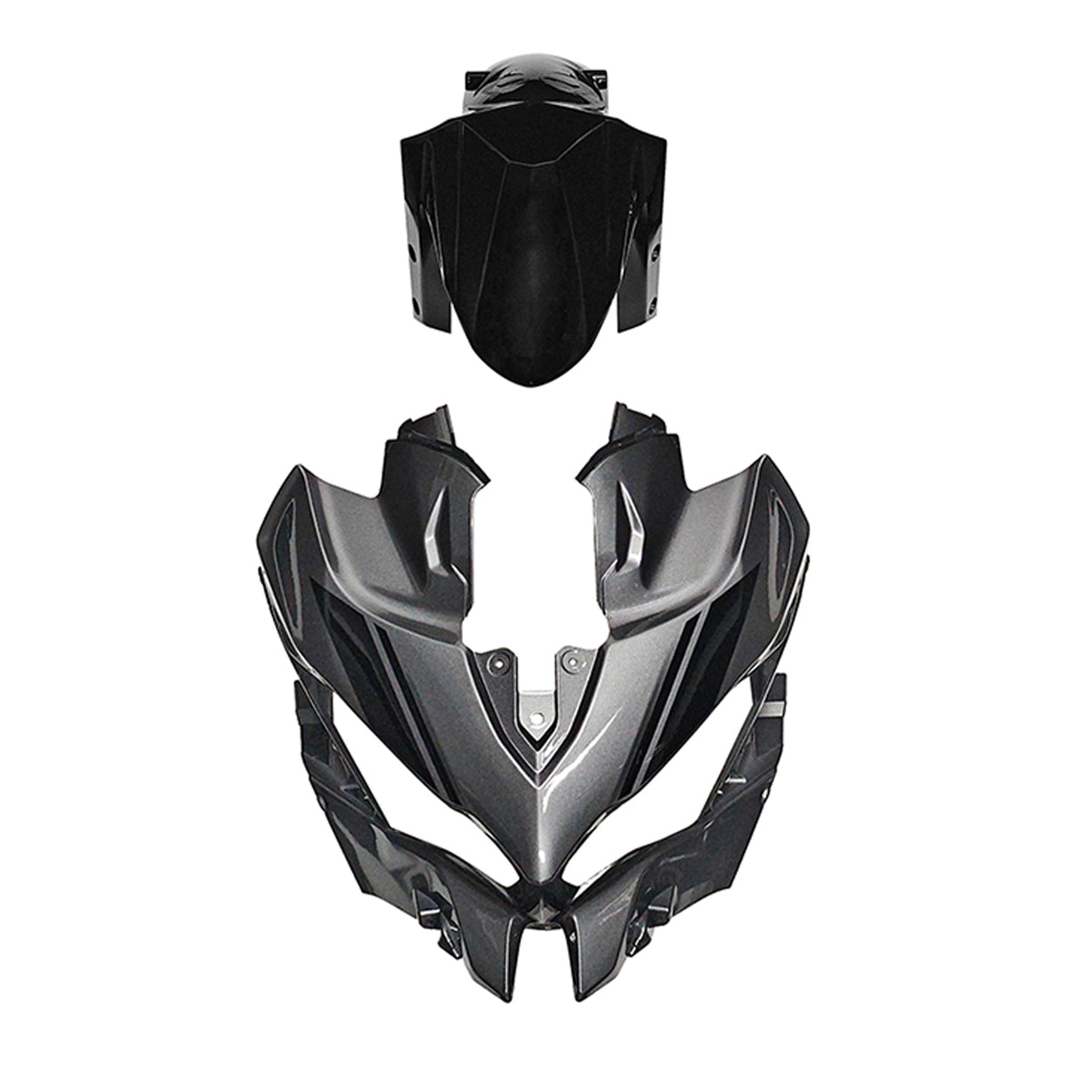 Amotopart 2019-2024 Kawasaki Versys 1000 Gray Black Red Fairing Kit