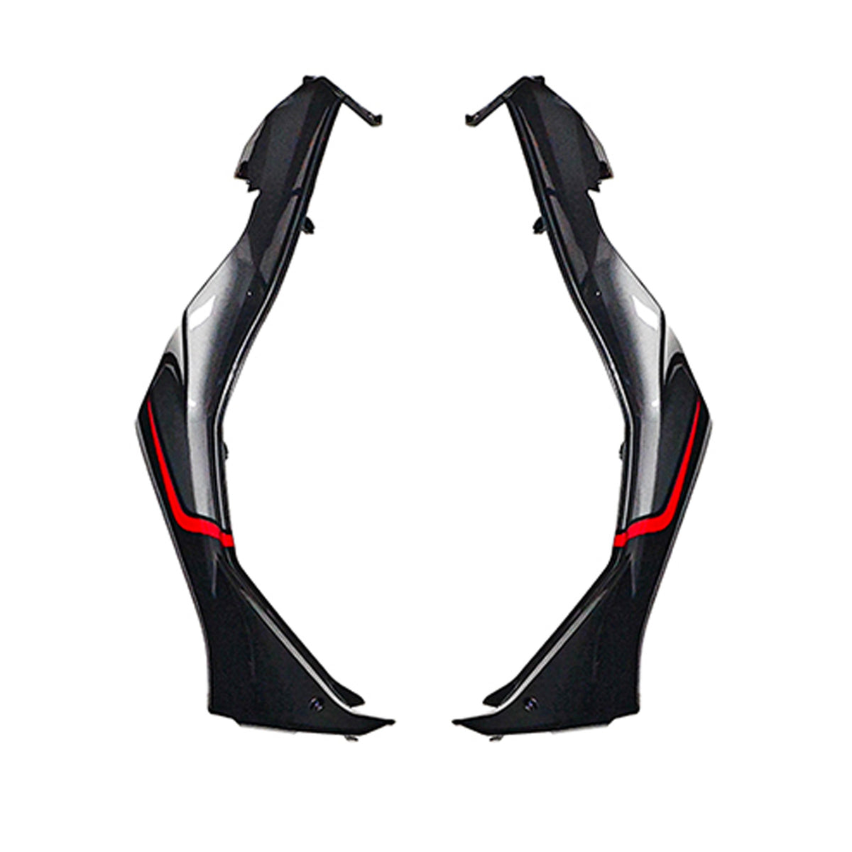 Amotopart 2019-2024 Kawasaki Versys 1000 Gray Black Red Fairing Kit