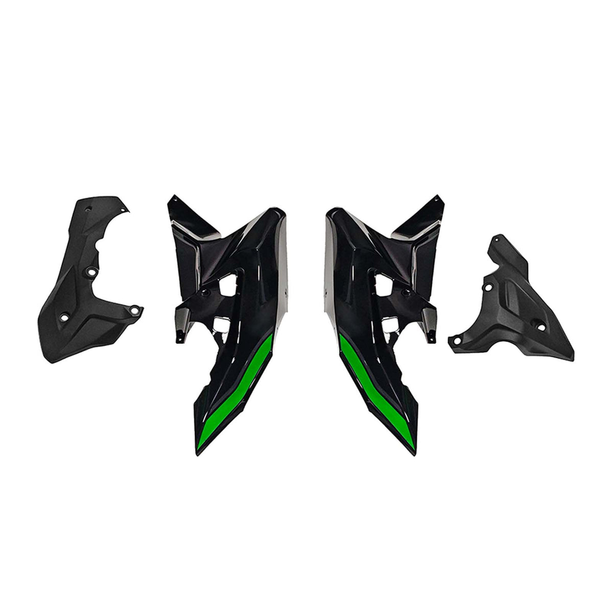 Sada kapotáže Amotopart 2019-2024 Kawasaki Versys 1000 Green Black