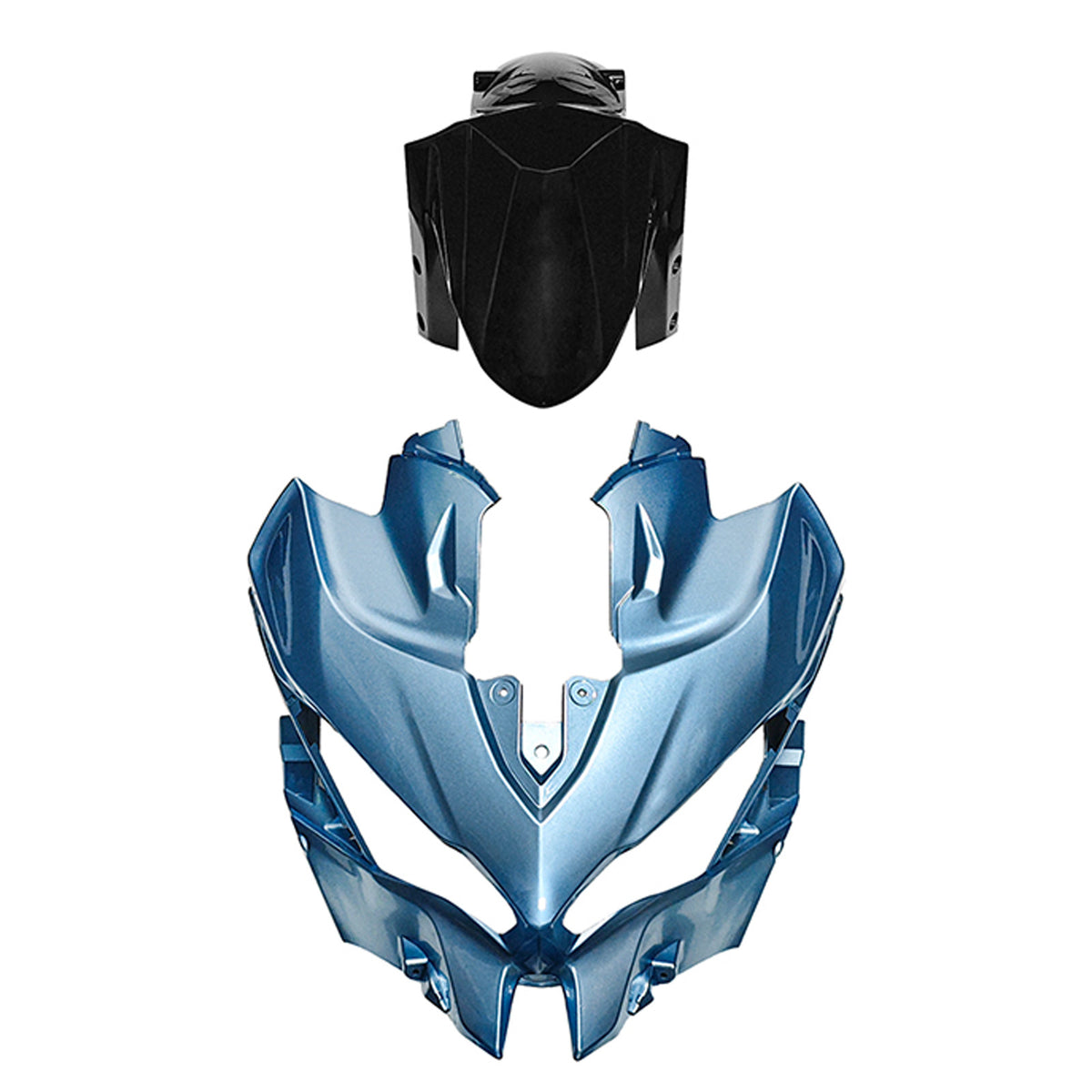 Amotopart 2019-2024 Kawasaki Versys 1000 Blue Black White Fairing Kit