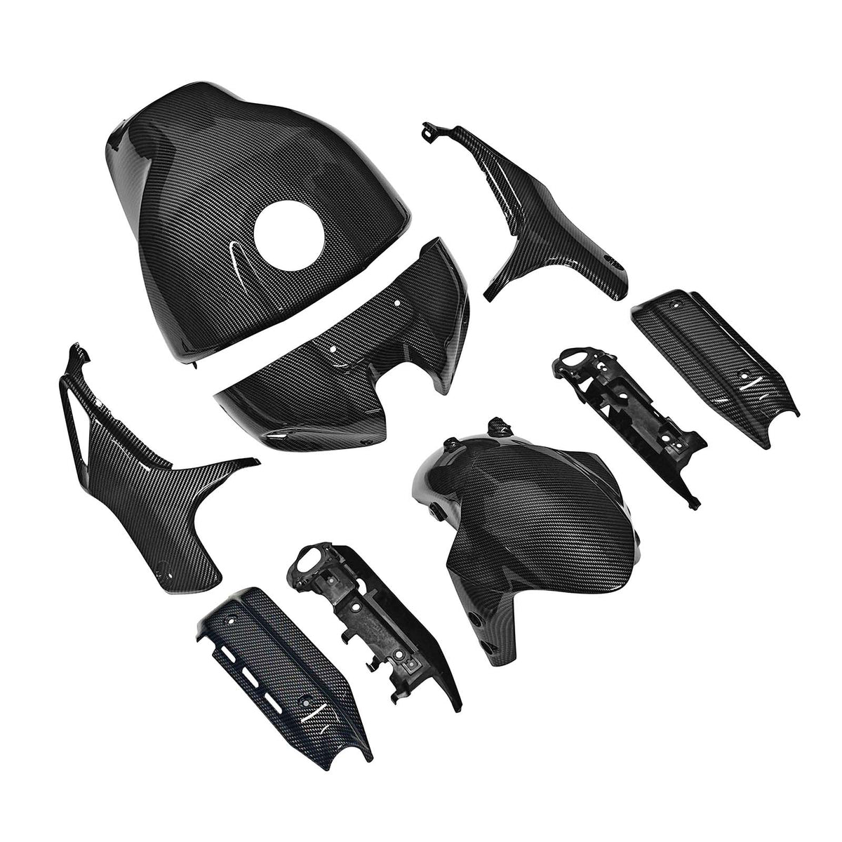 Amotopart 2022-2026 Yamaha XSR900 Black Fairing Kit