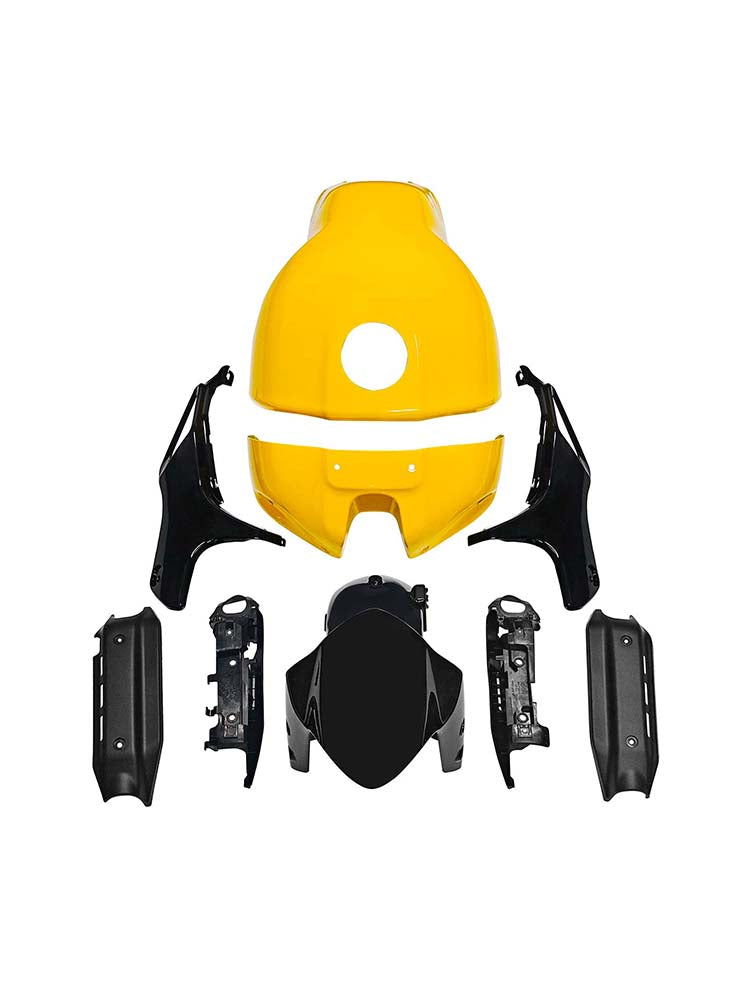 Amotopart 2022-2026 Yamaha XSR900 Yellow Black Fairing Kit