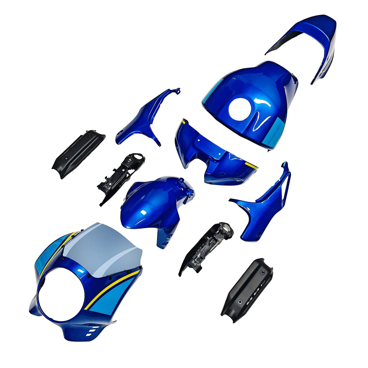 Amotopart 2022-2026 Yamaha XSR900 Blue Fairing Kit