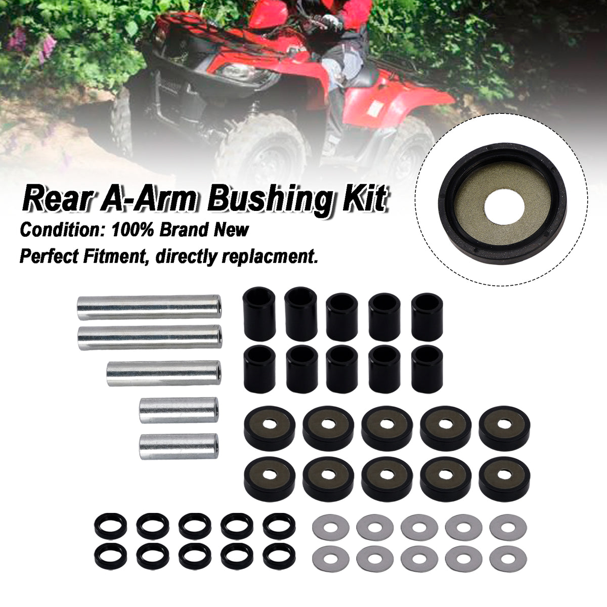 Suzuki LT A500 750 X XP King Quad hinterer A-Arm-Buchsensatz 50–1075