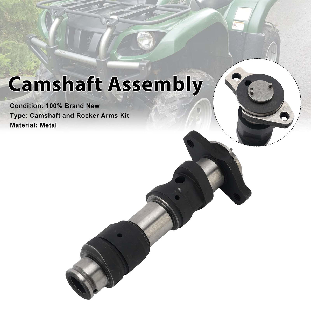Ensemble d'arbre à cames Yamaha Grizzly 660 YFM660F 2002-2008 5KM-12170-00