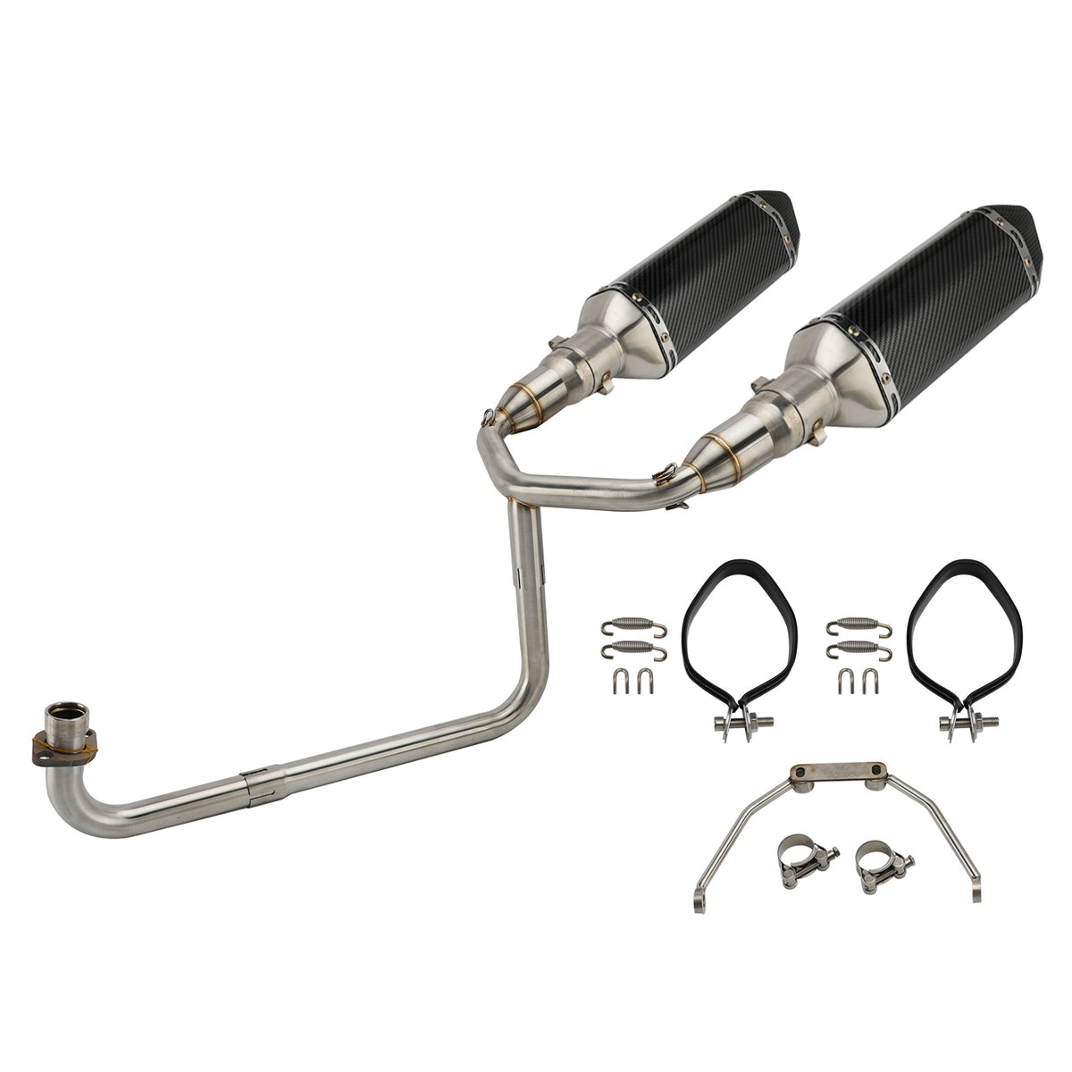 2013-2026 2025 Honda Grom Msx 126 Header Link Pipe Exhaust Full System