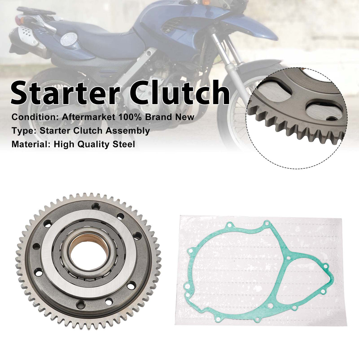 99-07 BMW F650GS R13 K14 08-15 G650GS One Way Starter Clutch Kits