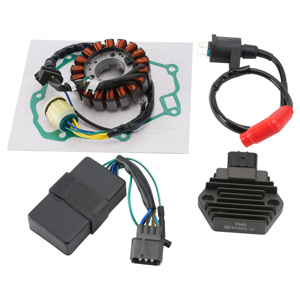 2000-2006 Honda TRX350 Rancher Regulator stojana CDI Box Uszczelka cewki zapłonowej