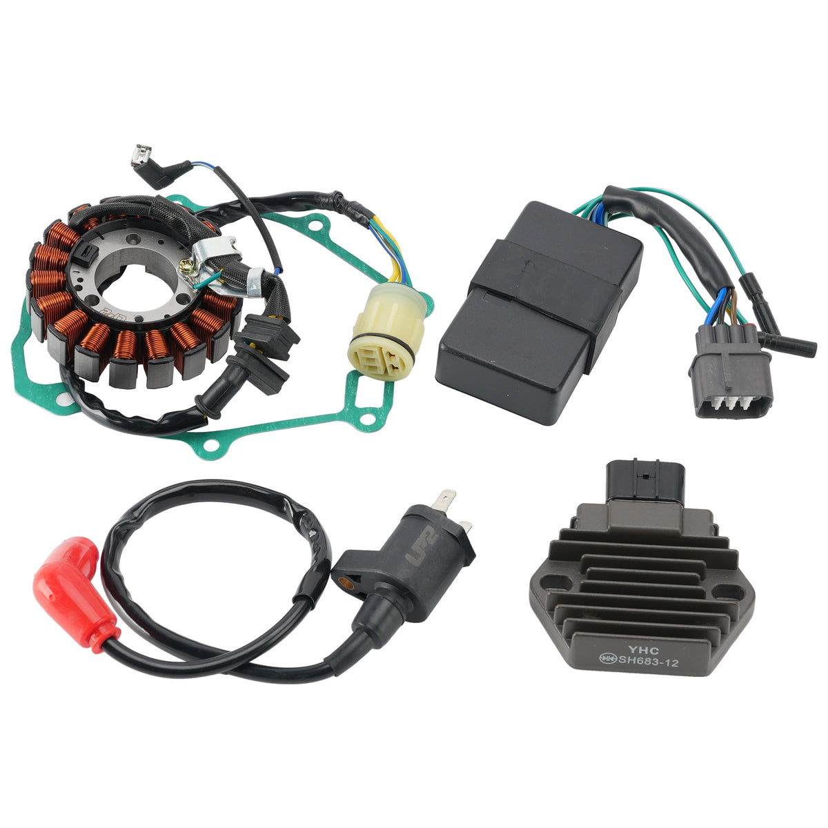 2000-2006 Honda TRX350 Rancher Regulator stojana CDI Box Uszczelka cewki zapłonowej