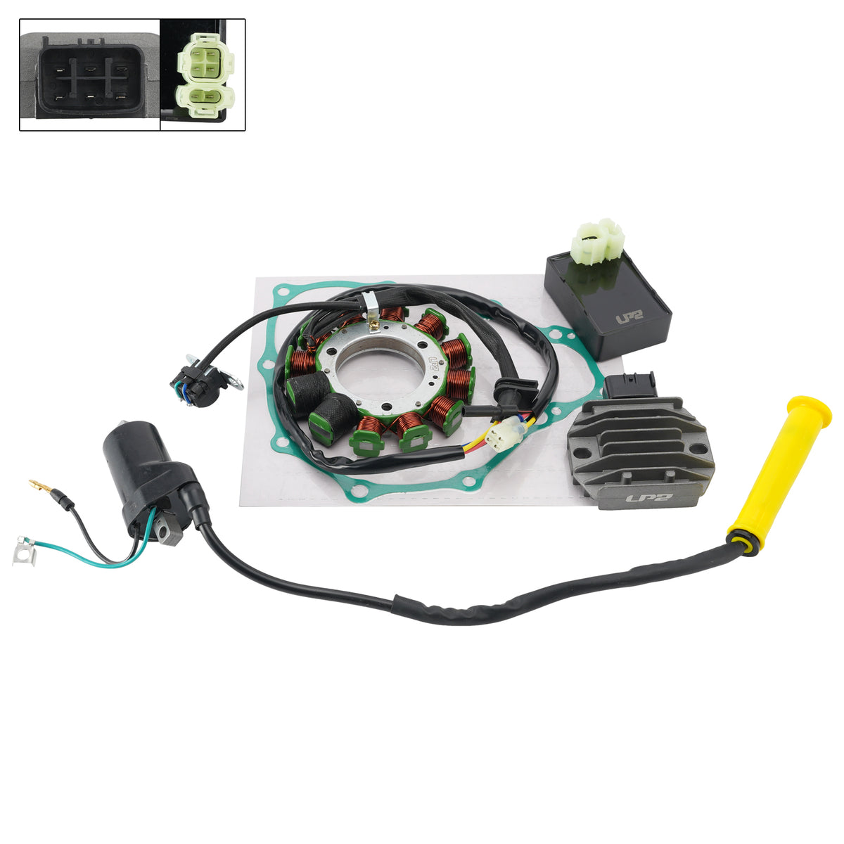 05-14 Honda TRX400EX TRX400X Regulator stojana CDI Box Uszczelka cewki zapłonowej