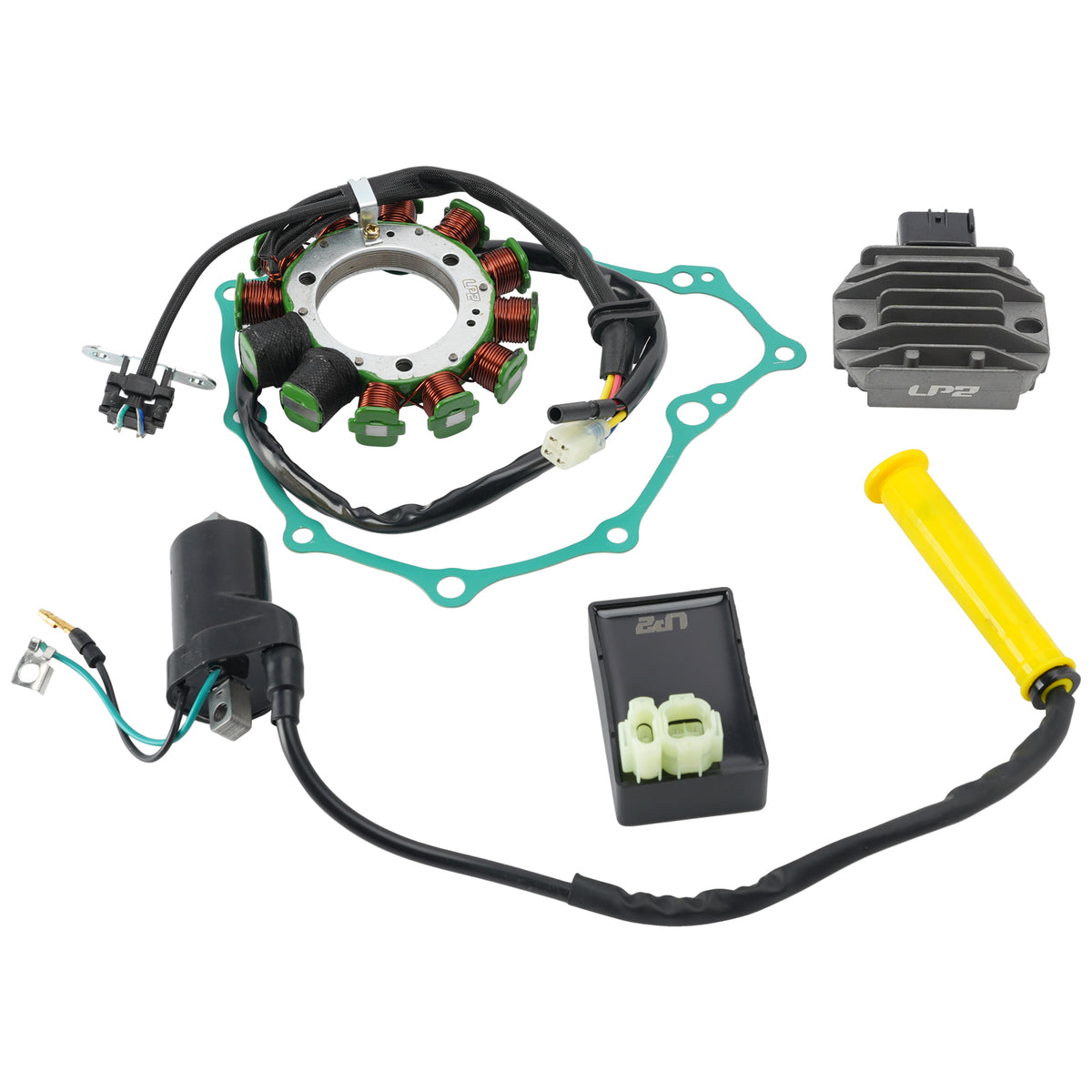 05-14 Honda TRX400EX TRX400X Regulator stojana CDI Box Uszczelka cewki zapłonowej
