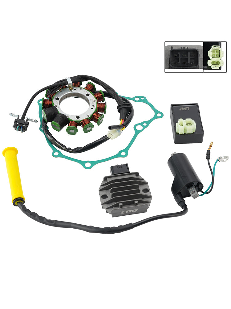 05-14 Honda TRX400EX TRX400X Regulator stojana CDI Box Uszczelka cewki zapłonowej