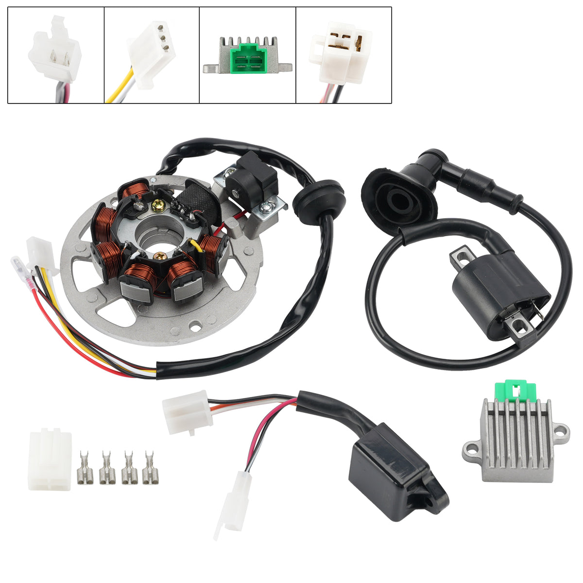 02-06 Can Am Mini DS 50 90 2-Stroke Stator Regulator CDI Box Ignition Coil