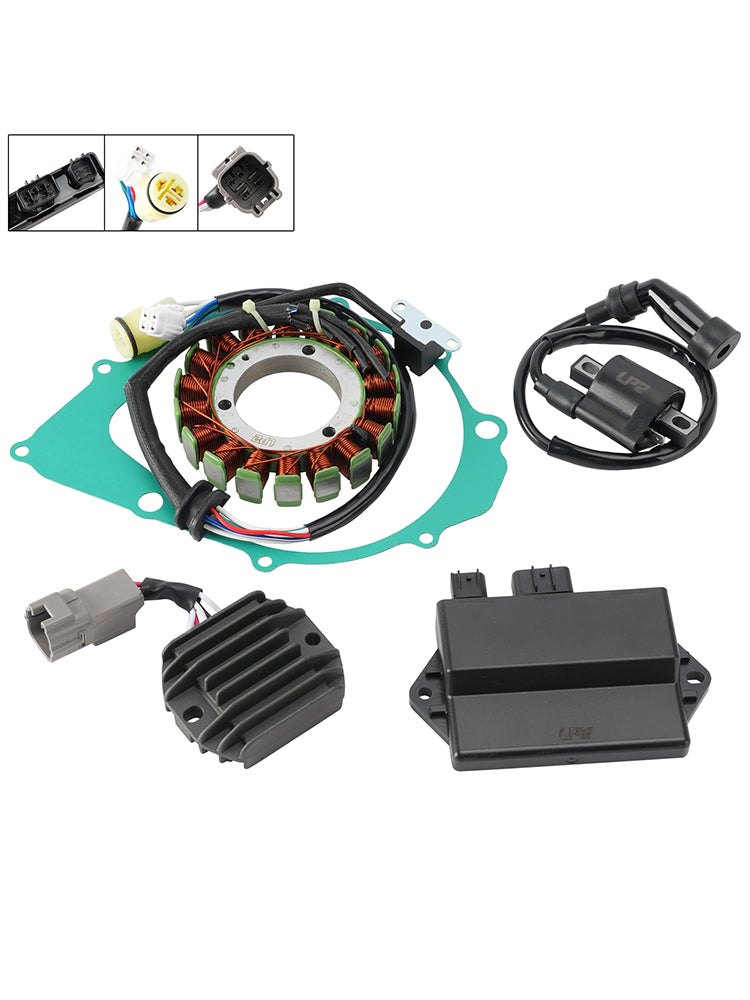 04-13 Yamaha Raptor 350 YFM350 Régulateur de Stator CDI Boîte Joint de Bobine d'Allumage