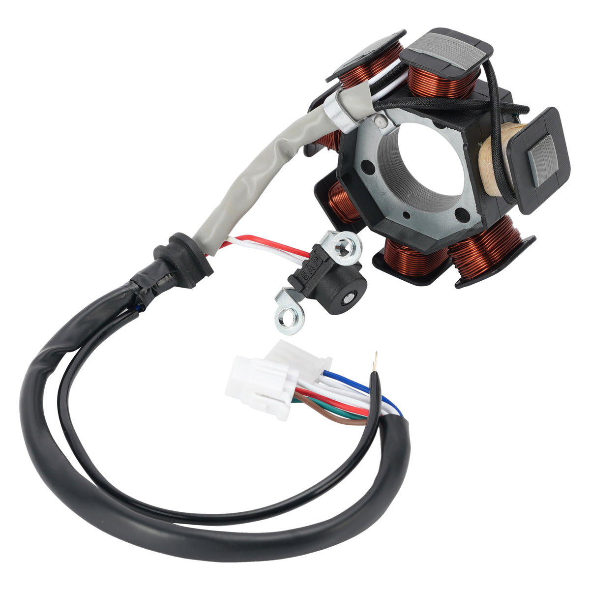 06-25 Yamaha YBR125E 4P2 BN9 Statore Regolatore Scatola CDI Guarnizione Bobina di Accensione