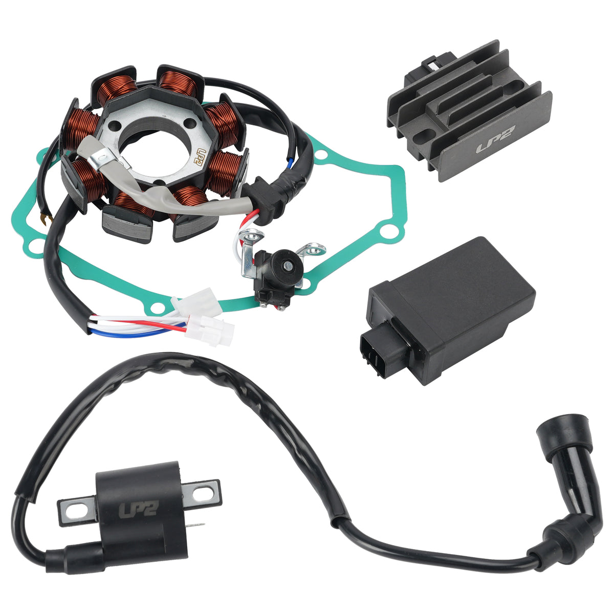 Yamaha YBR125 XT125 R X 3D9 Stator Regulator CDI Box Ignition Coil Gasket