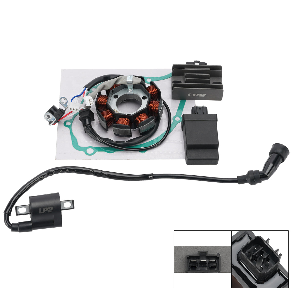 13-2025 Yamaha XTZ 125 XTZ125E Regulator stojana CDI Box Uszczelka cewki zapłonowej