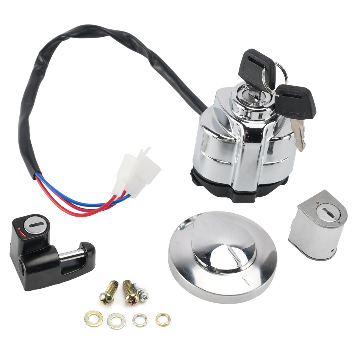 07-09 Honda Shadow VT750 C C2 Aero Spirit Ignition Switch Fuel Cap Lock Set