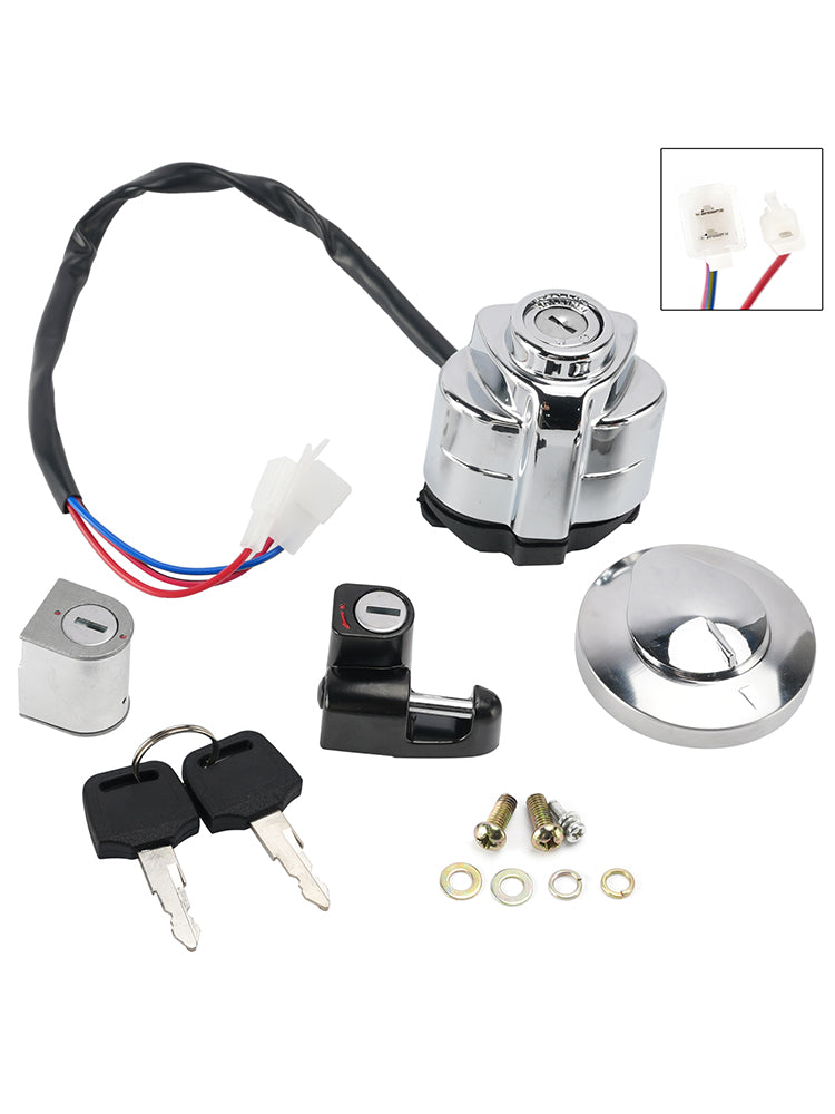 07-09 Honda Shadow VT750 C C2 Aero Spirit Ignition Switch Fuel Cap Lock Set