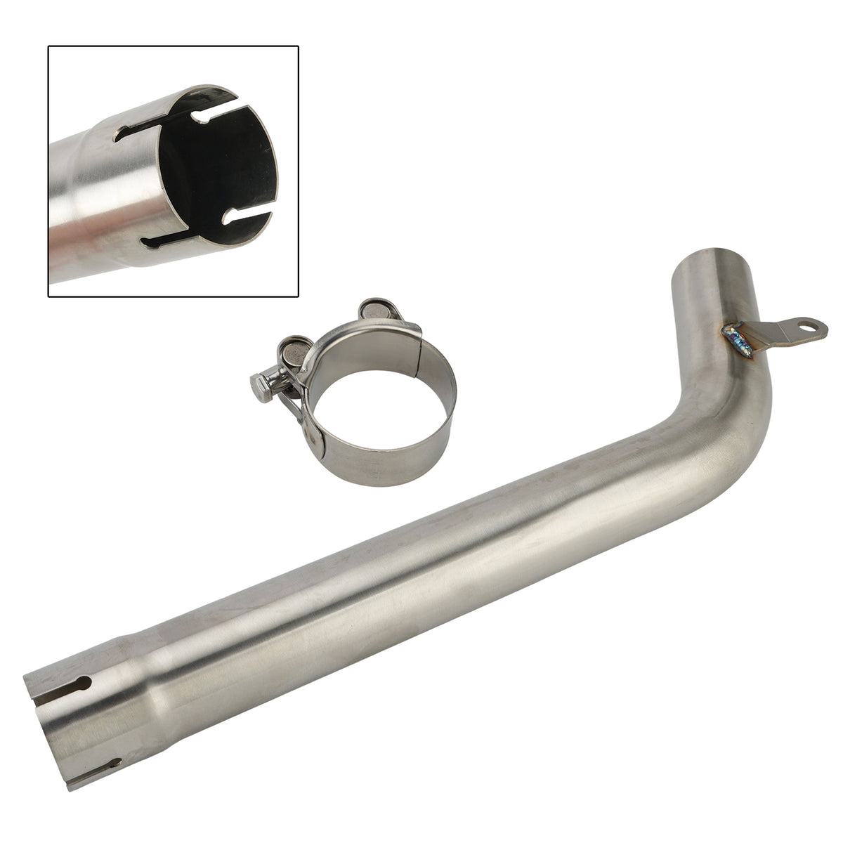 2004-2011 Yamaha Fz-6 Fz6S Fazer Middle Link Pipe Mid Modified Exhaust