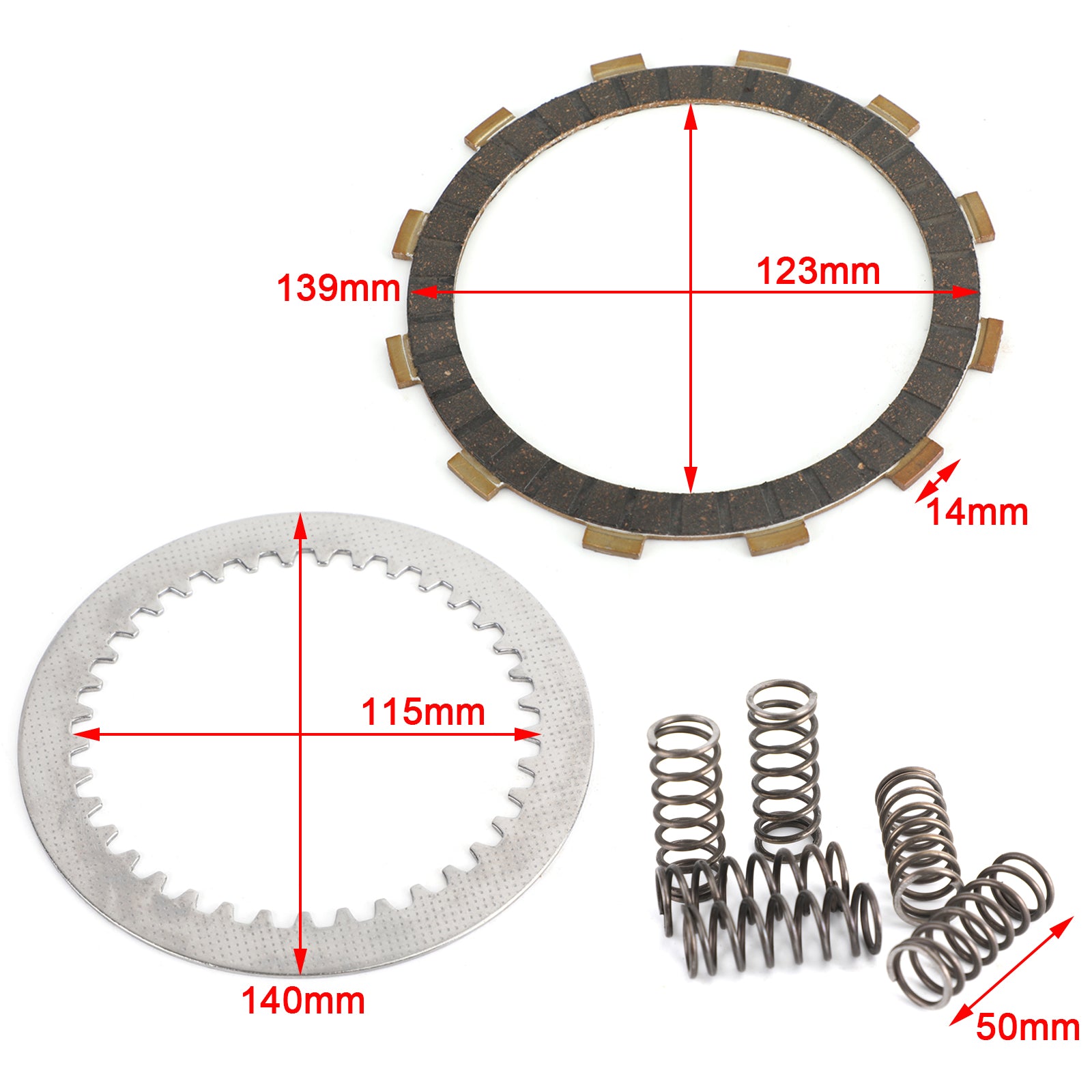 05-08 Suzuki LTZ400 Clutch Kit Set Discs Disks Plates Springs Gasket