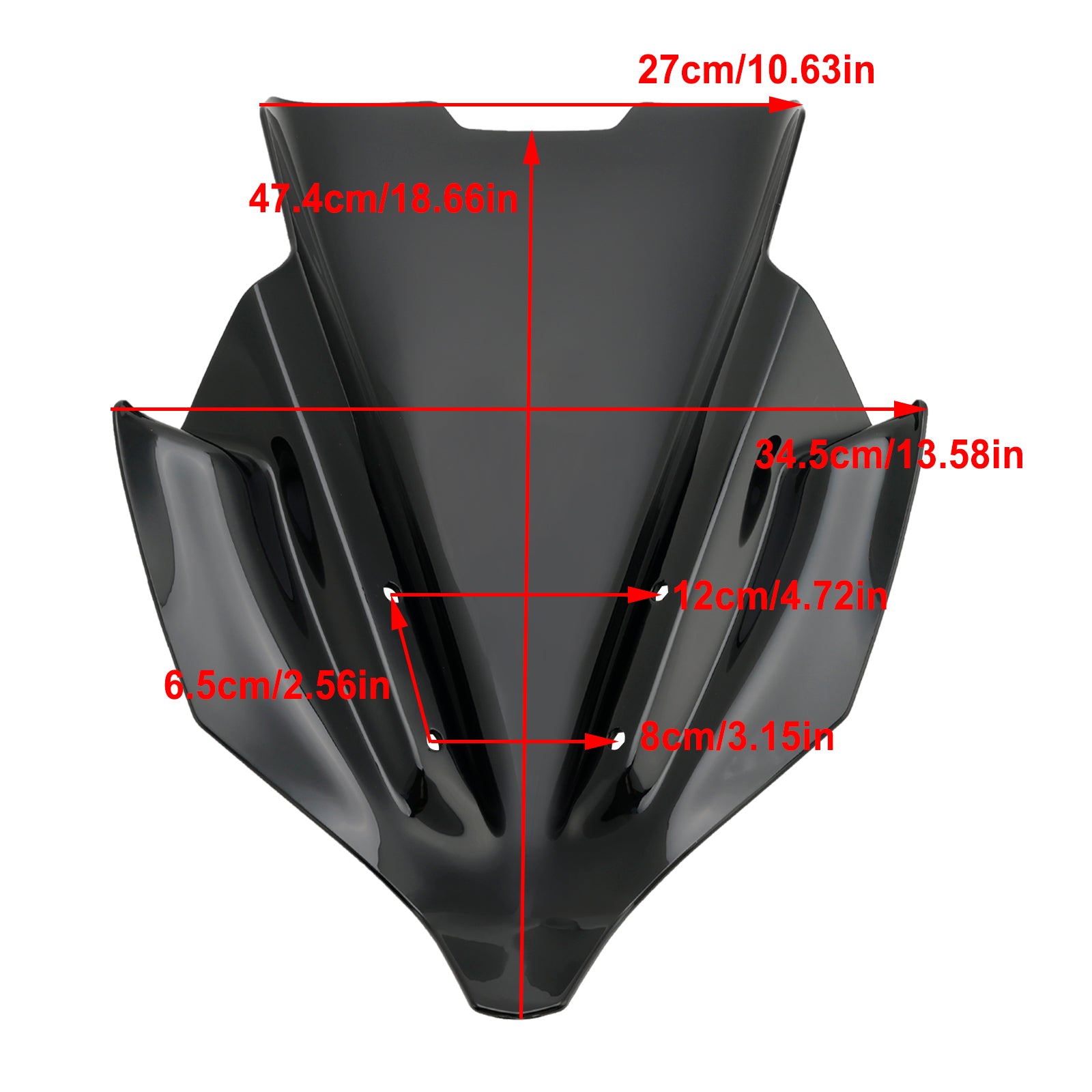 ABS Motorcycle Windshield WindScreen fit for YAMAHA MT 10 MT-10 2022