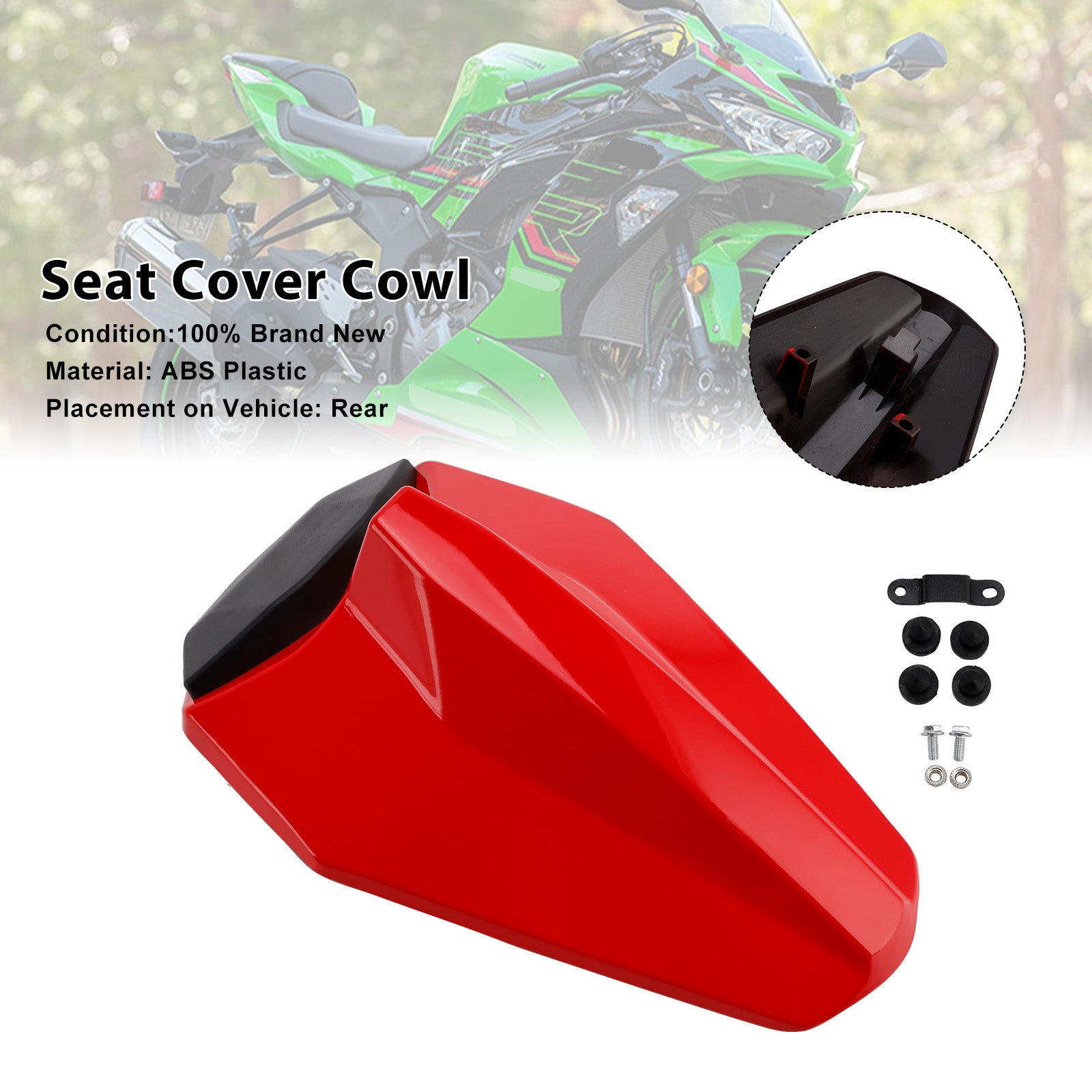 Kawasaki ZX25R ZX4R ZX4RR 20-25 Racing Tail Rear Seat Fairing Cowl