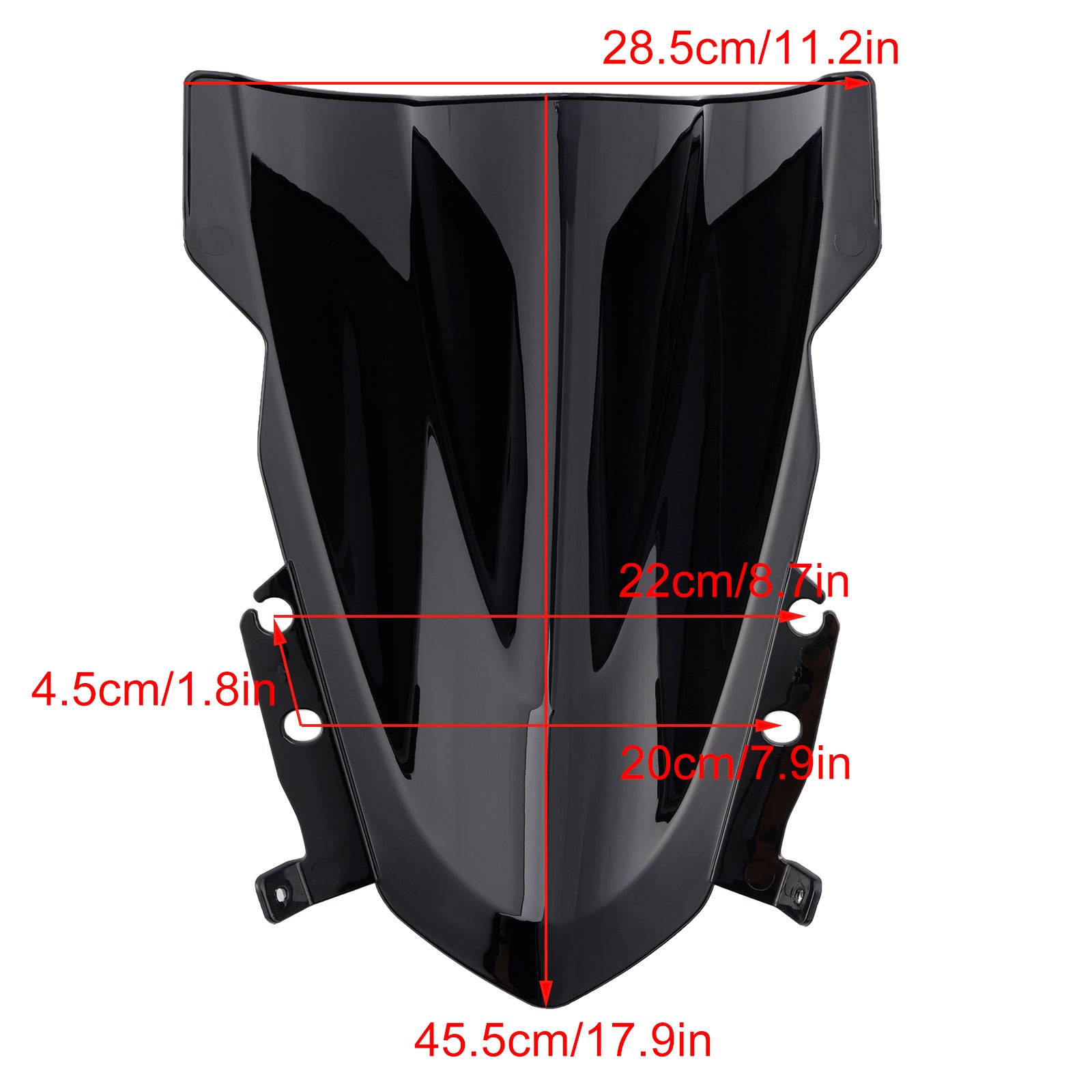 Daytona 660 2024-2025 Motorizador de parabrisas de motocicleta