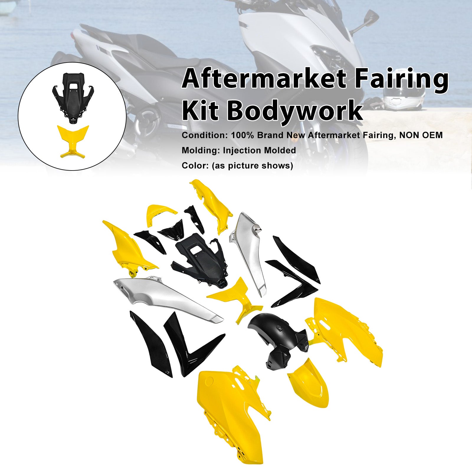 Amotopart 2025-2026 Yamaha TMAX560 Fairing Kit Collection