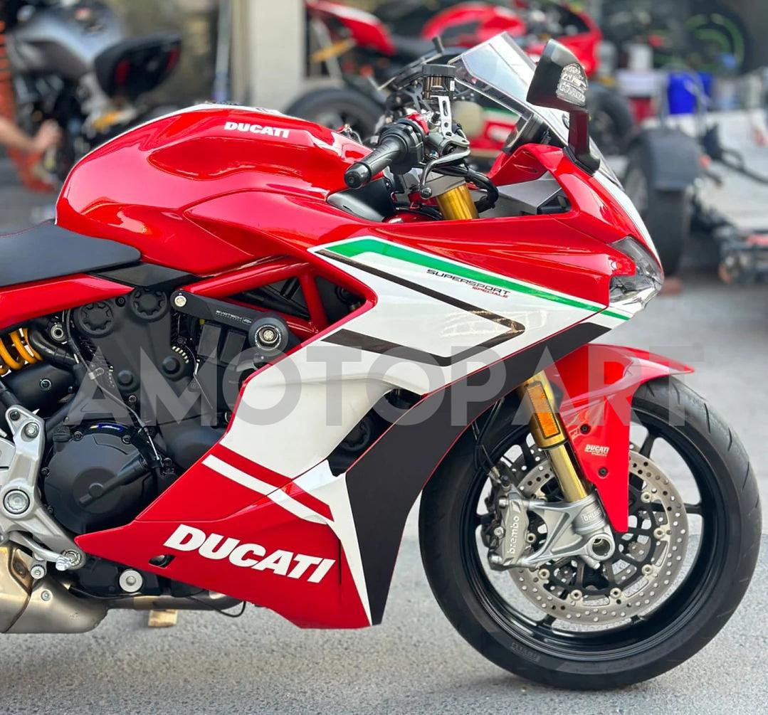 Amotopart 2017-2022 Kit carena Ducati Supersport 939 / 939S Bianco Rosso