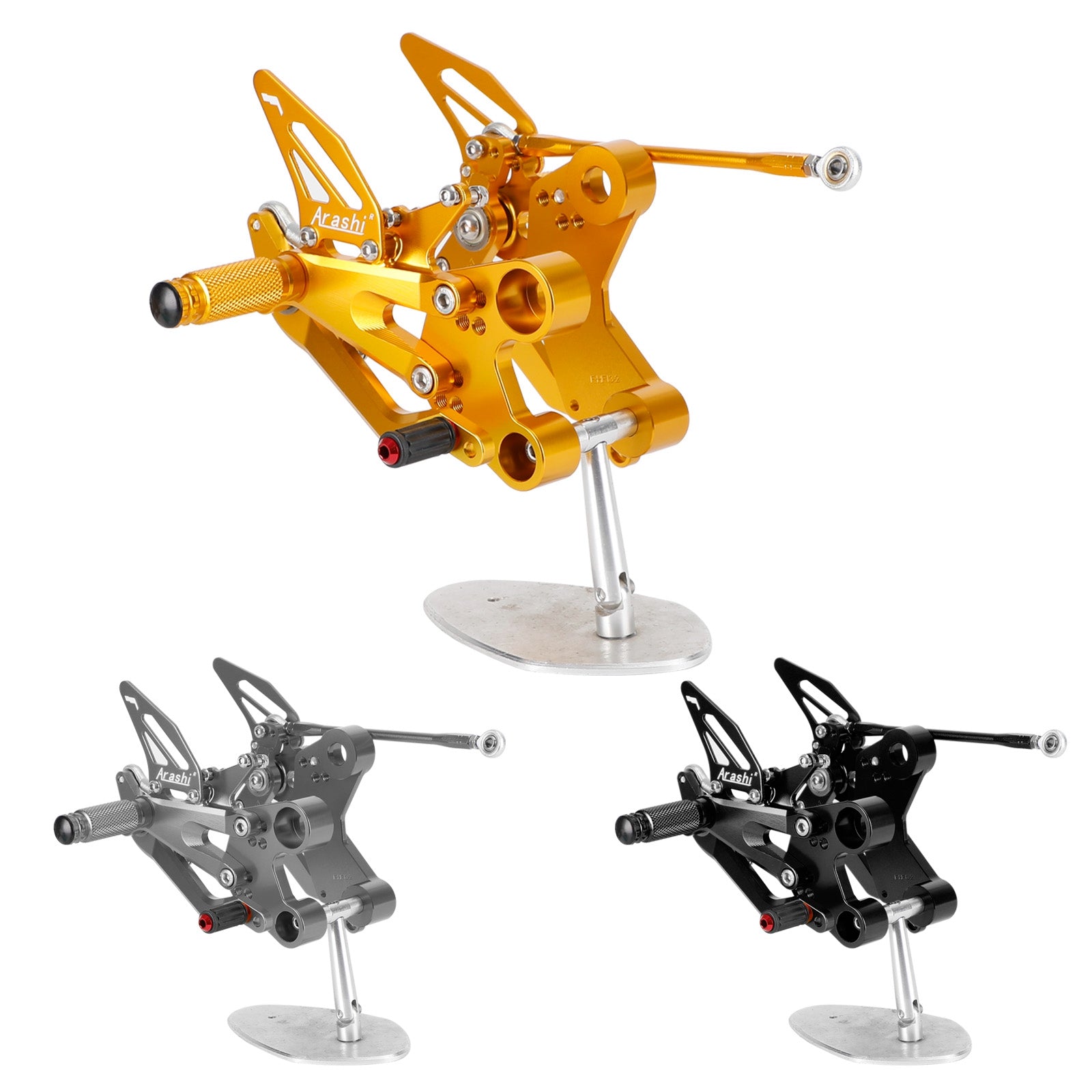 Juego de estriberas traseras ajustables de carreras para Duke 890 790 2018-2023