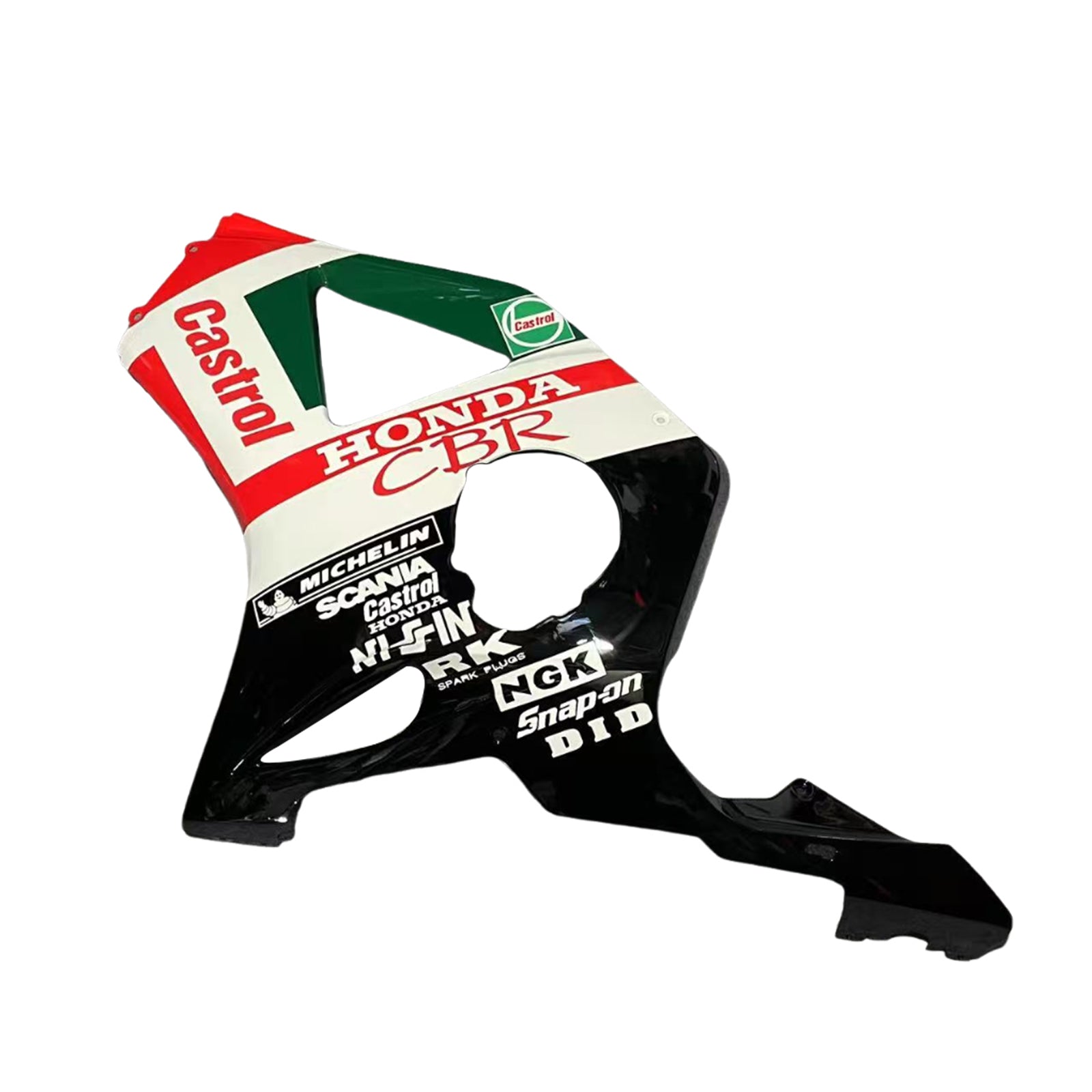 Amotopart 2002-2003 Honda CBR954 White Green Red Line Fairing Kit