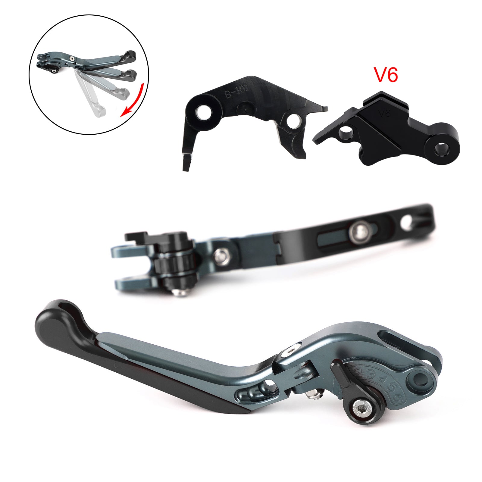 2024-2025 Yamaha XSR900 XSR900GP MT-09 Adjustable Clutch Brake Lever fit