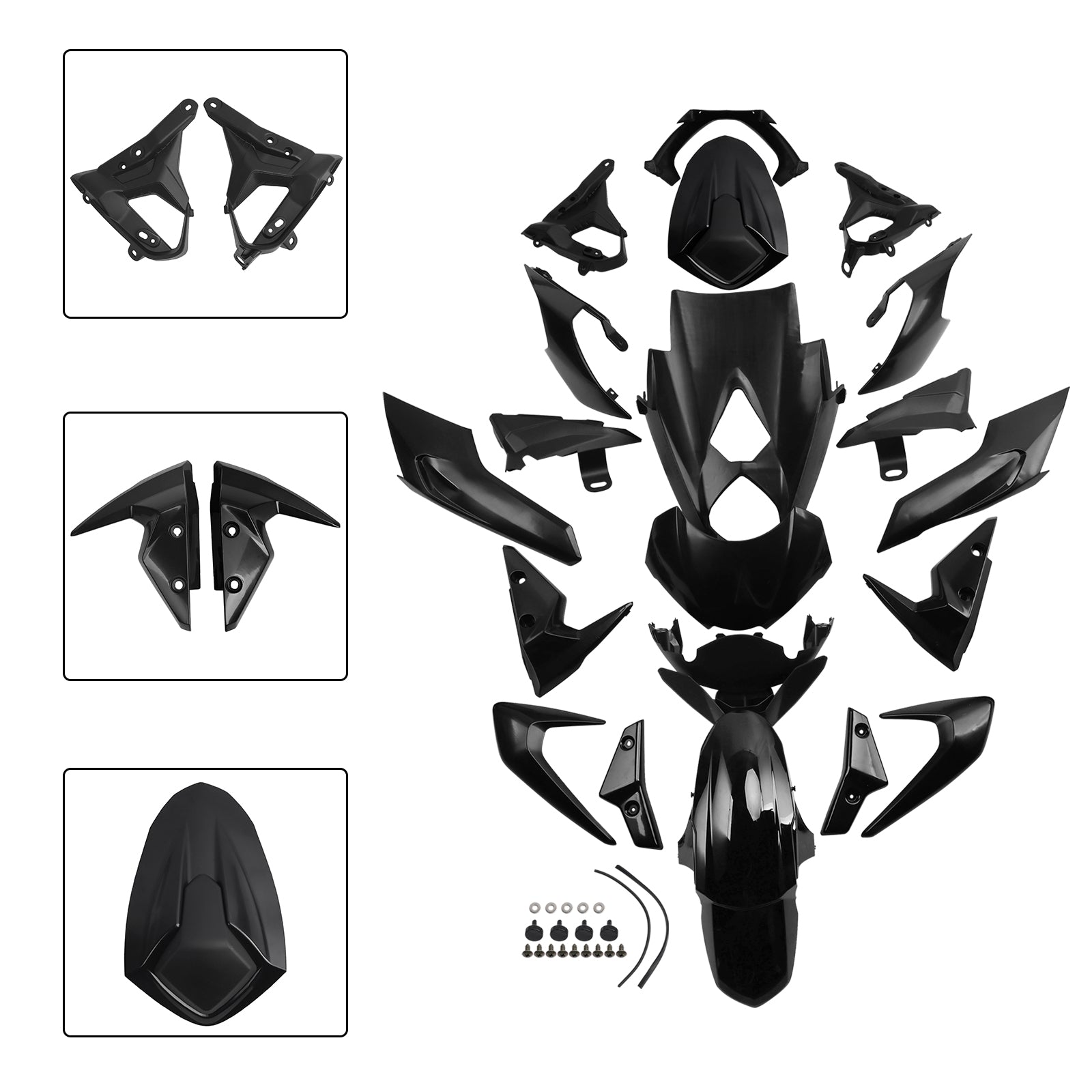Amotopart 2020-2022 Triumph Street Triple 765 R/RS Unpainted Fairing Kit